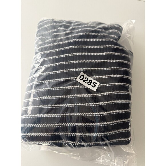 Loft Striped long Sleeve V Neck Sweater Womens XL blue white coastal short - Picture 9 of 9